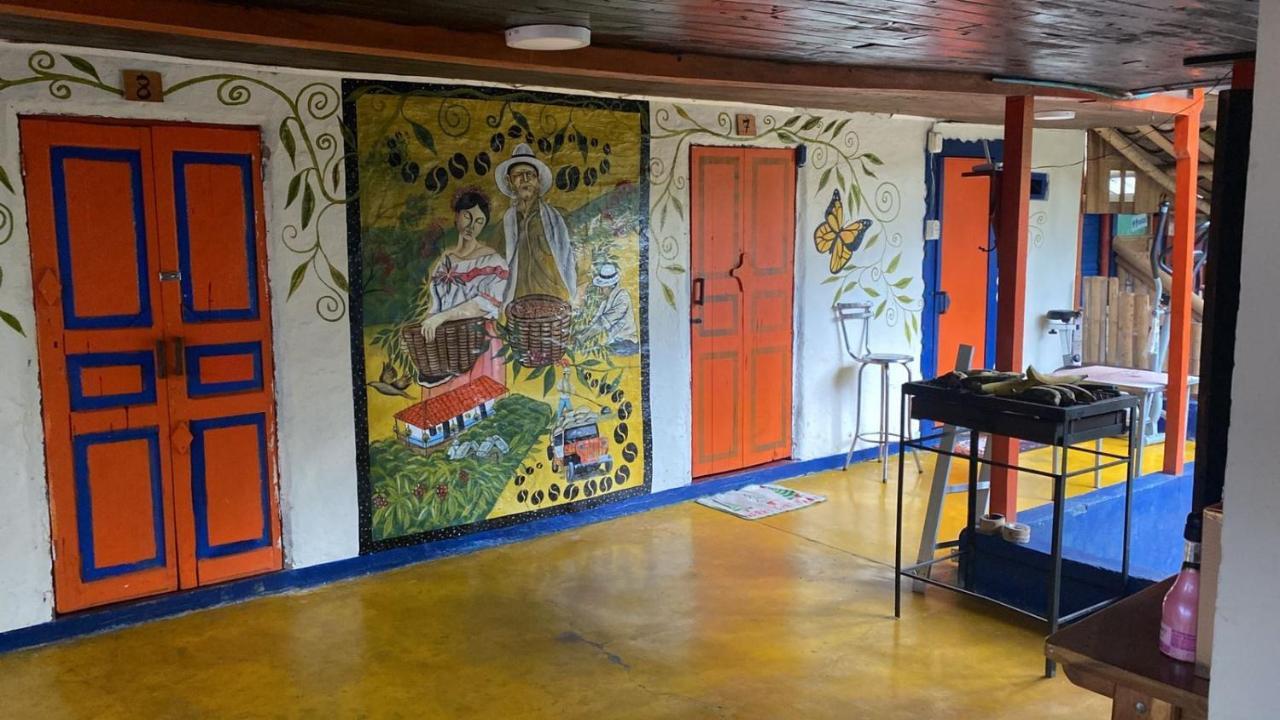 Hostal La Pijarana Salento Esterno foto